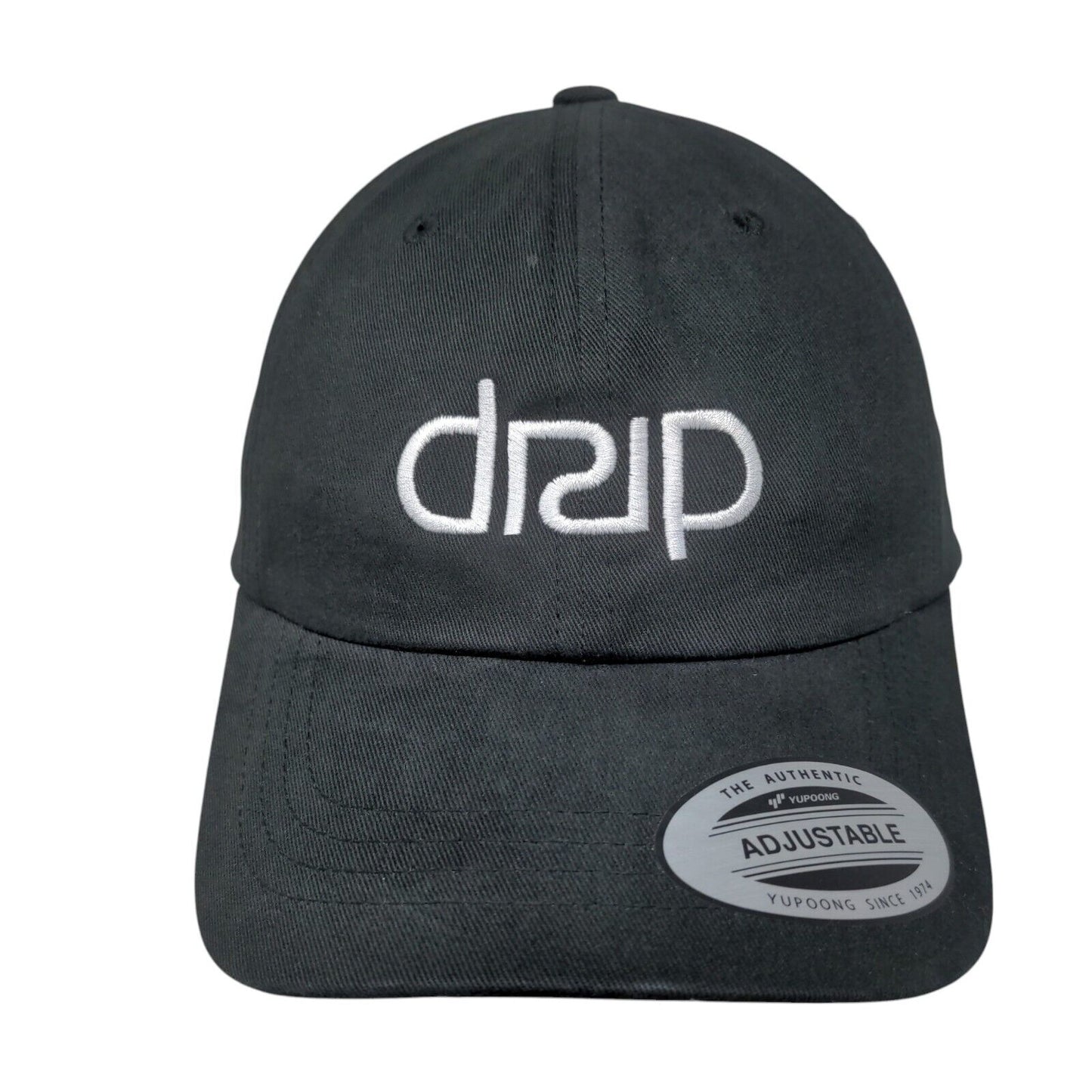 Drip Slideback Hat Black One Size Adjustable The Classics Yupoong