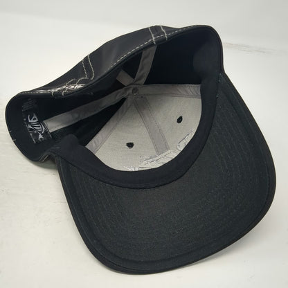G.Loomis Baseball Cap Black L Fitted Fish Skeleton Contrast Stitching Hat