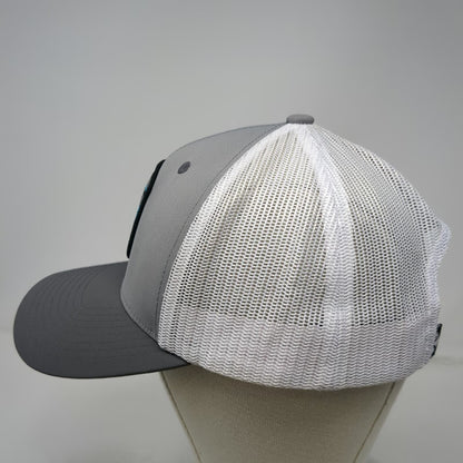 Hooey Trucker Hat Gray One Size Mesh Back Snapback Western Bucking Bronco Patch