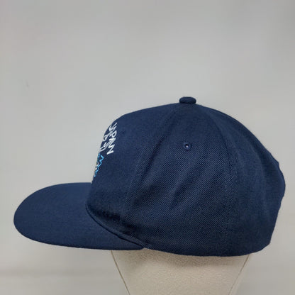 Tokyo Japan Dragon Snapback Hat Blue One Size Embroidered Ring Of Fire