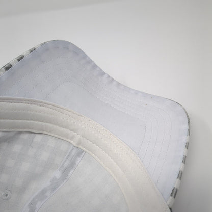 Unbranded Strapback Hat Multi One Size Adjustable Gingham Check Plaid