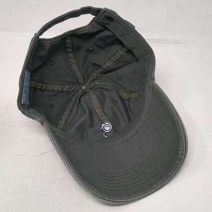 Life is Good Baseball Cap Green One Size Slideback Stick Figure Golfer Hat