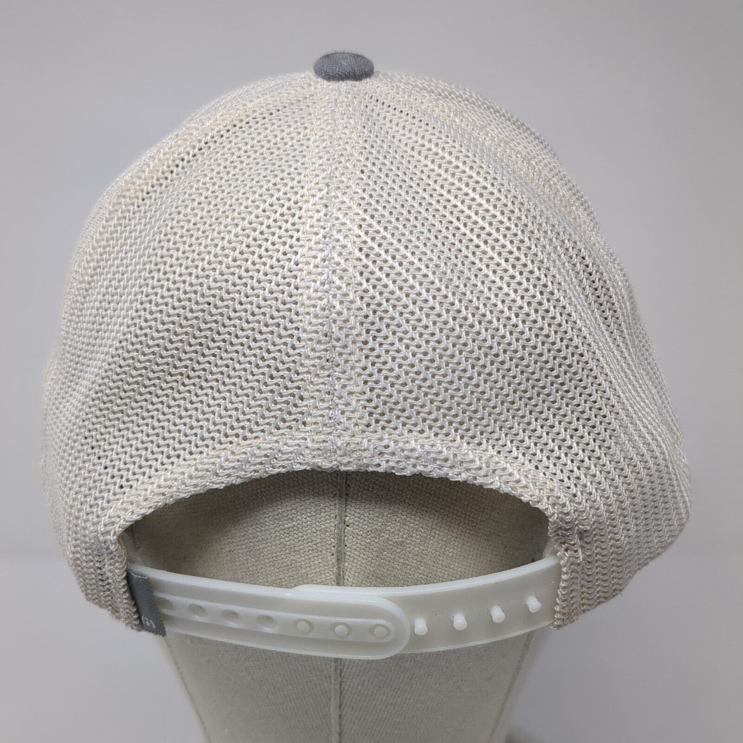 Travis Mathew Snapback Trucker Hat White OS Adjustable 110 Flexfit Mesh Yupoong