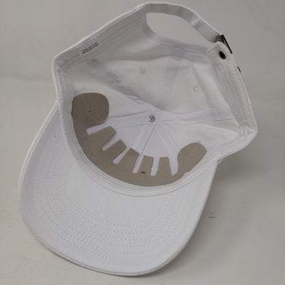 Unbranded Men's Slideback Hat White Florida Gators Embroidered Logo 100% Cotton