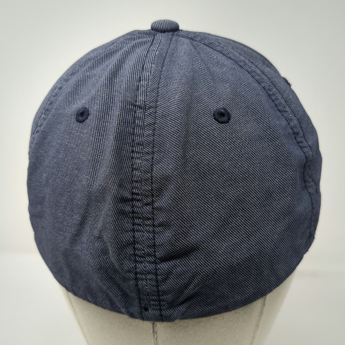TravisMathew 5 Panel Hat Blue XL Fitted Flexfit Embroidered Logo Curved Brim