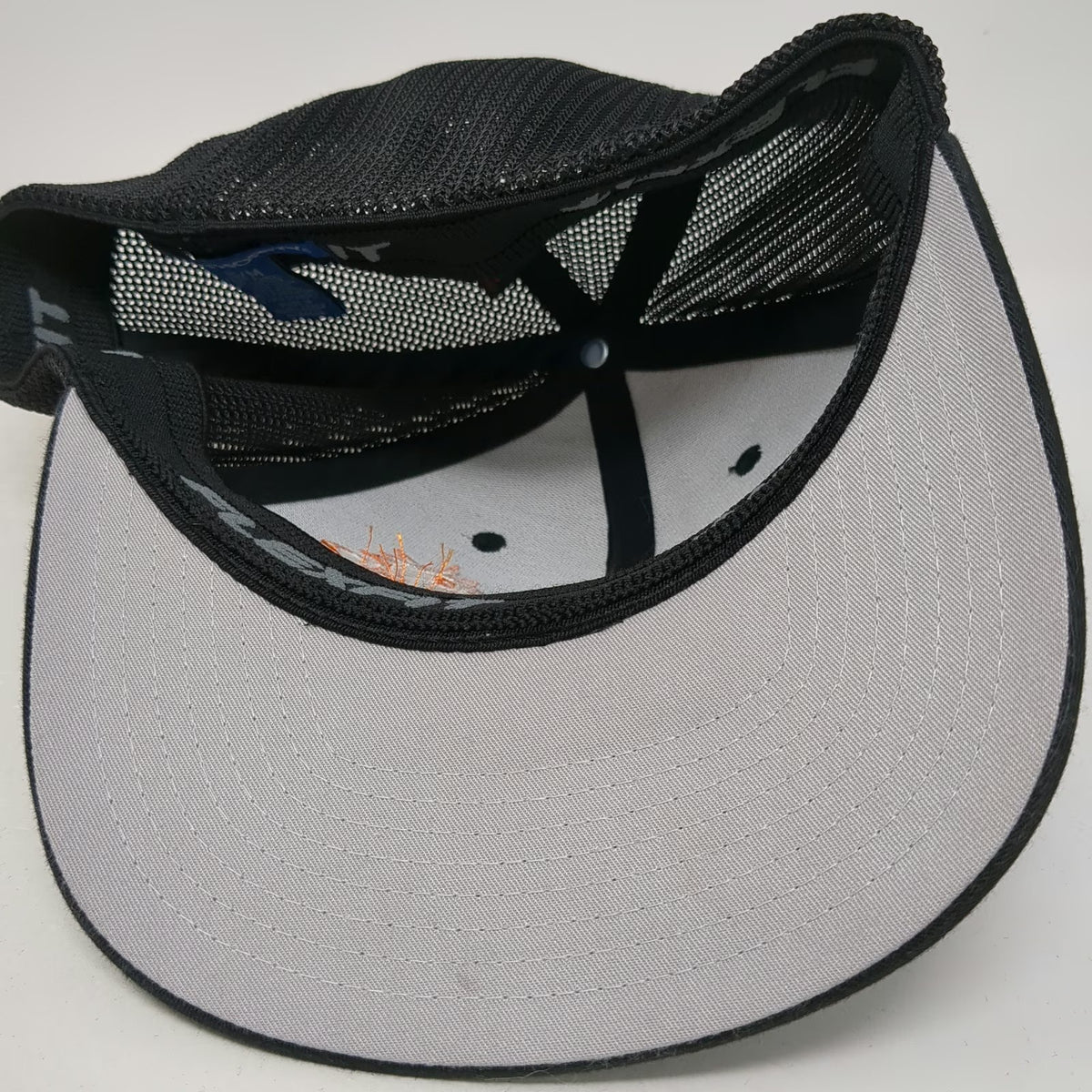 Port Authority Baseball Cap Black M Gen Electric Mesh Back Flexfit Logo Work Hat