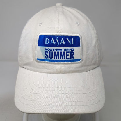 Dasani Mouthwatering Summer White Baseball Cap One Size Slideback Patch Hat