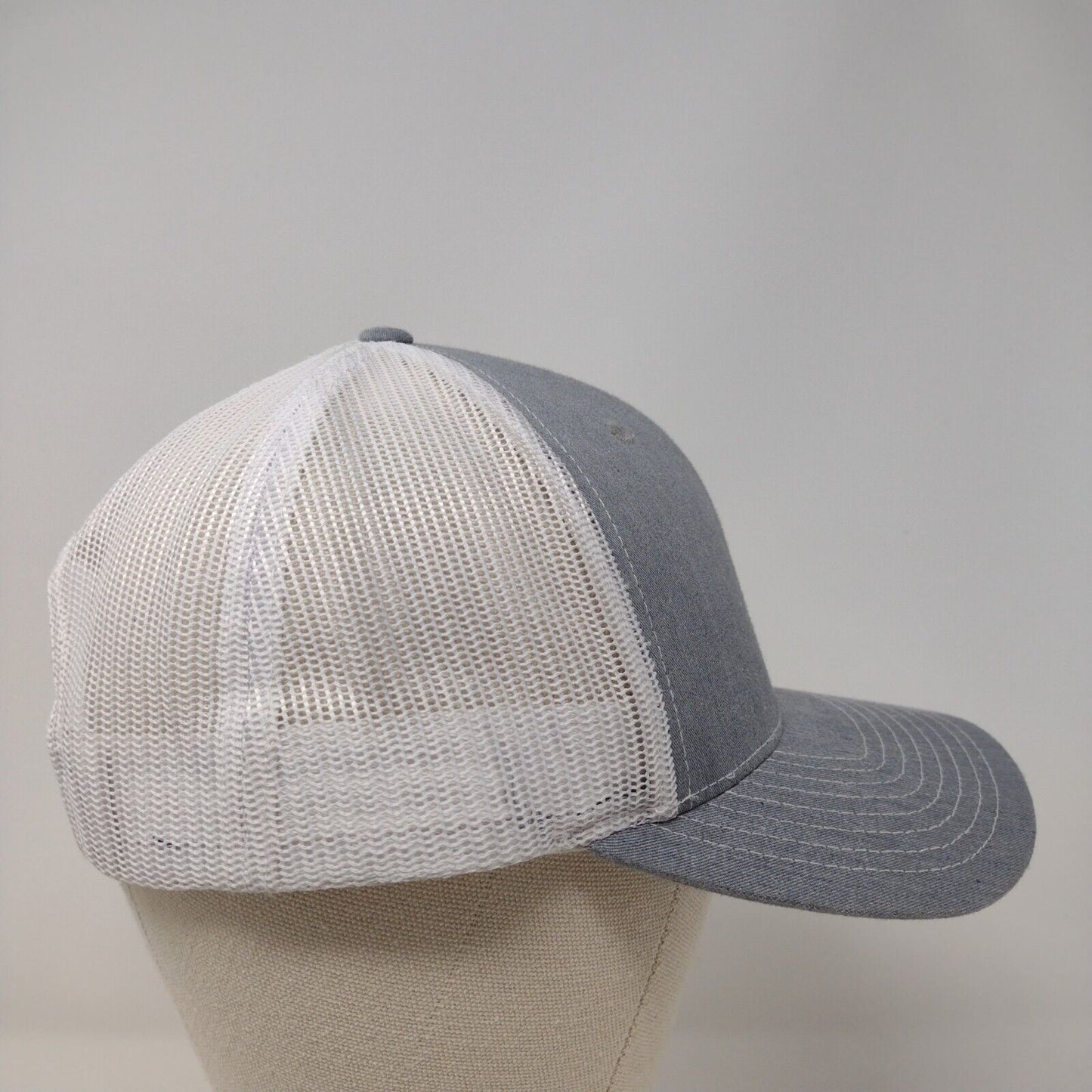 Dry Canyon Snapback Mesh Back Trucker Hat Gray OSFA Embroidered