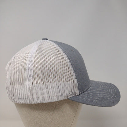 Dry Canyon Snapback Mesh Back Trucker Hat Gray OSFA Embroidered