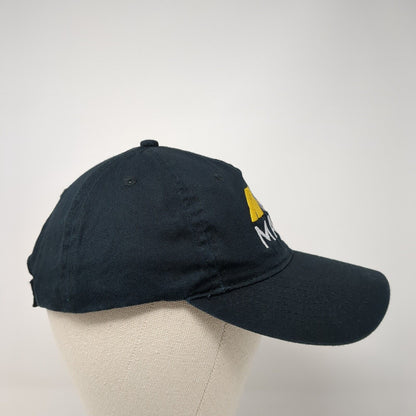 MAG Strapback Hat Blue One Size Adjustable Embroidered Port & Company