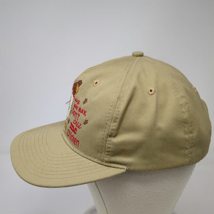 Warner Bros Studio Store Snapback Hat Beige One Size Foghorn Leghorn Made USA