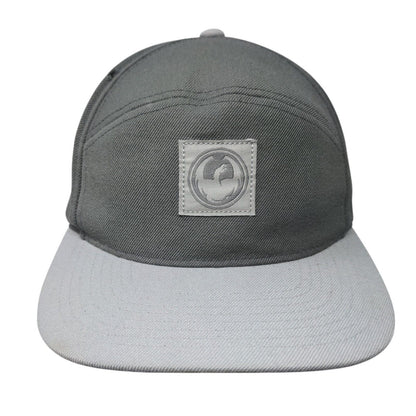 Dragon Alliance Patch Snapback Hat Gray OSFA Adjustable Vent Holes
