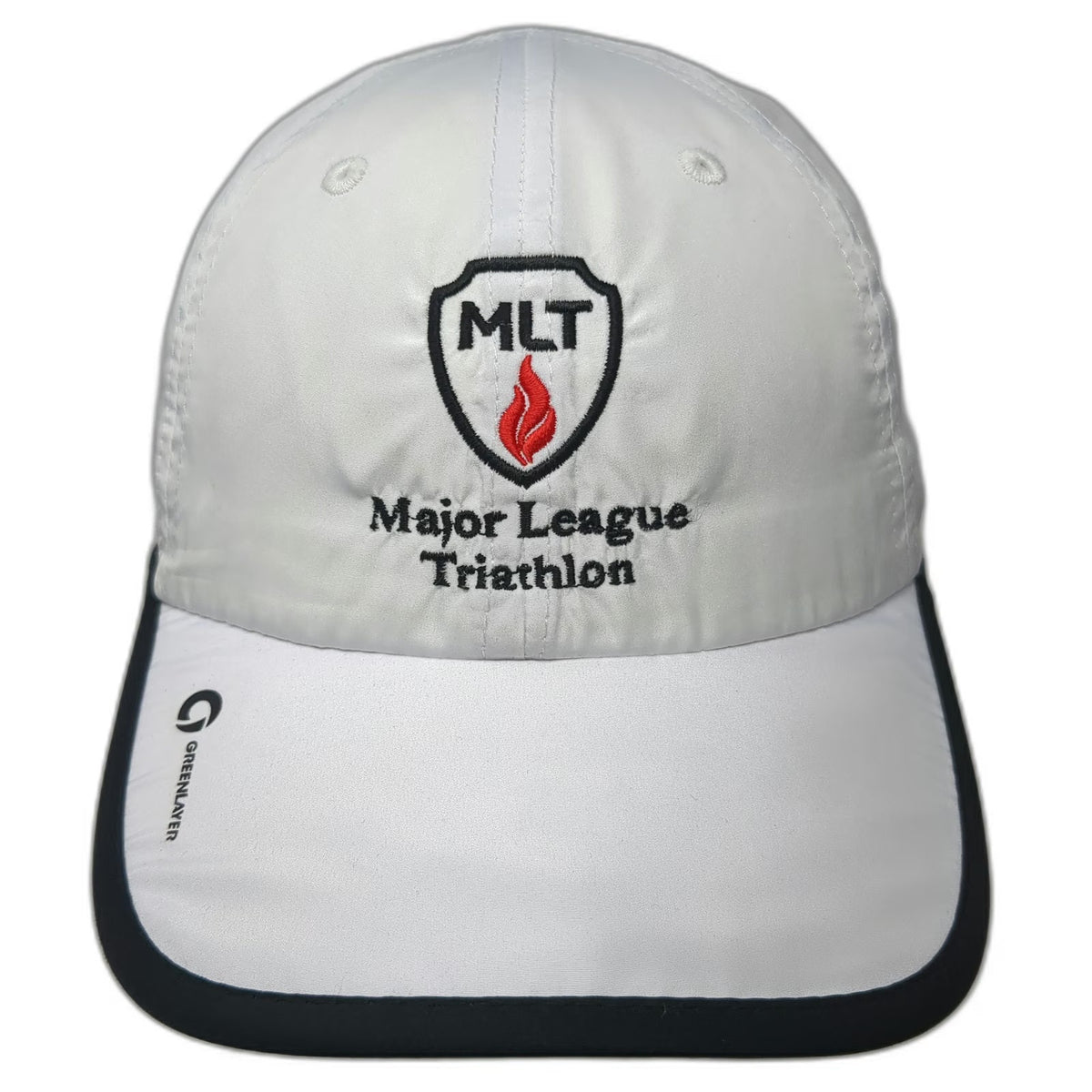 Greenlayer Major League Triathlon Hat White One Size Baseball Cap Performance