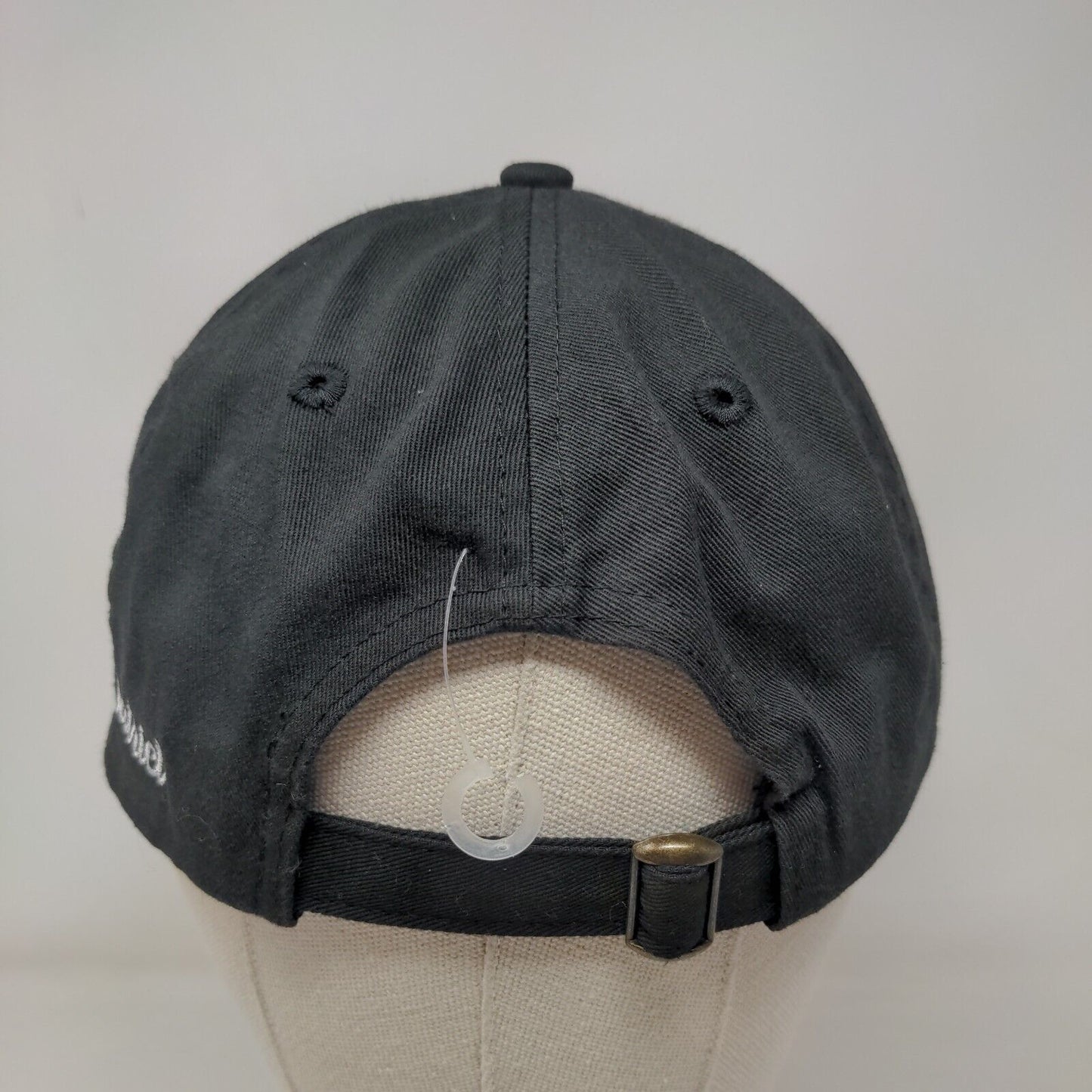 City District Slideback Hat Black One Size Adjustable Embroidered