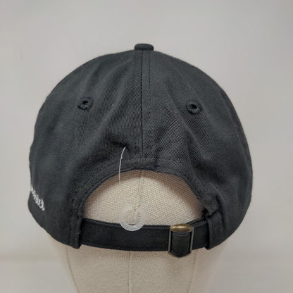 City District Slideback Hat Black One Size Adjustable Embroidered