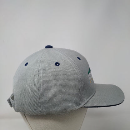 Pto. Vallarta Mexico Strapback Hat Gray One Size Embroidered 6 Panel