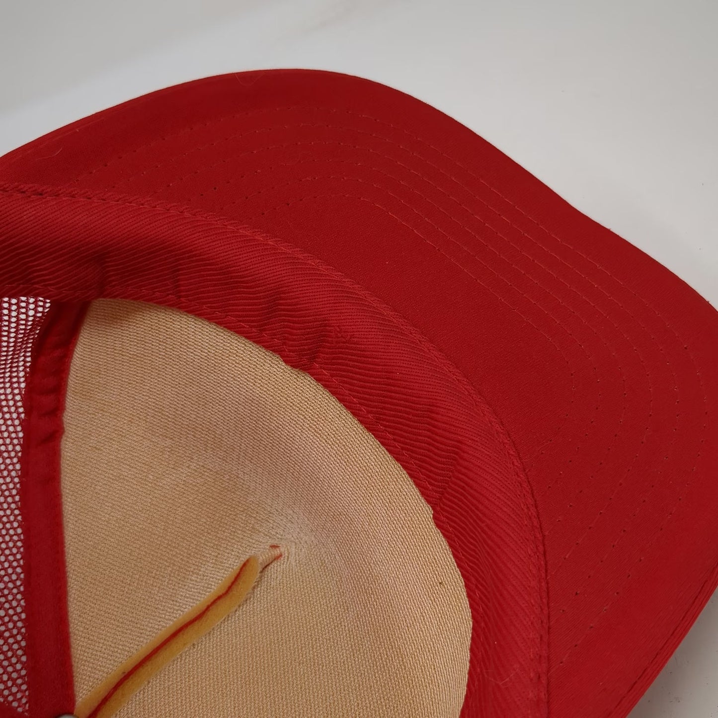 Kenda Trucker Hat Red L White Blue Rope Snapback Mesh 5 Panel Trinity Hockey