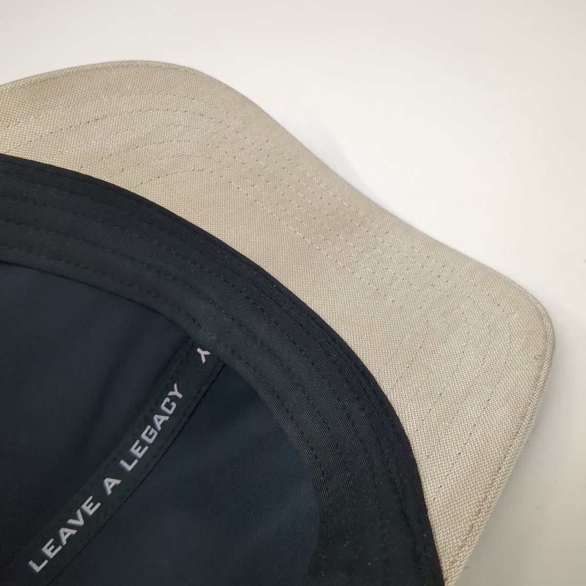 UNRL Snapback Beige One Size Square Patch Polyester Mid Pro Supply Co Hat