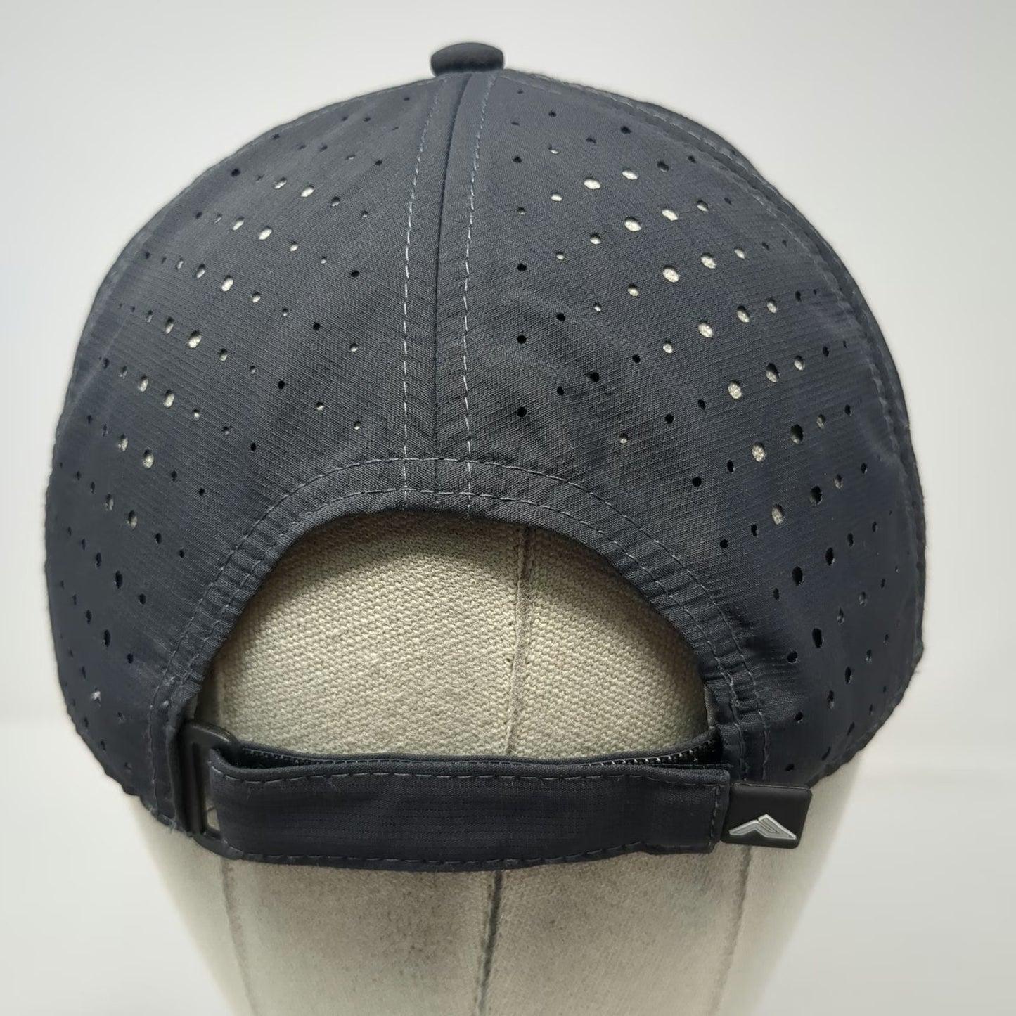 Pacific Headwear Baseball Cap Gray One Size Perforated Grit & Glue Polyester hat