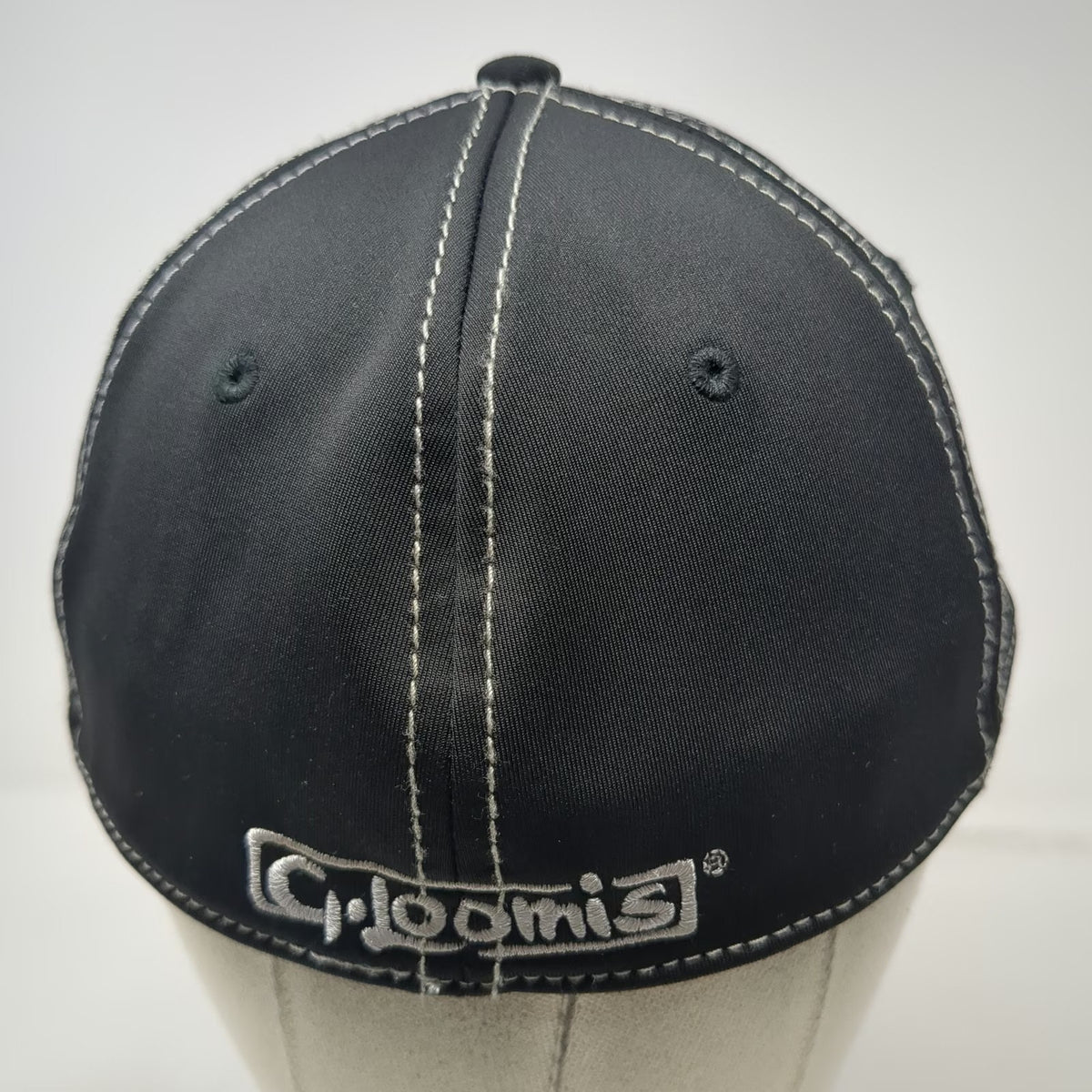 G.Loomis Baseball Cap Black L Fitted Fish Skeleton Contrast Stitching Hat