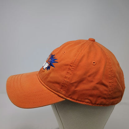 Tommy Hilfiger Orange Baseball Cap OSFM Amp It Up Football Golf Strapback Hat