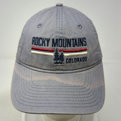 Gear For Sports Baseball Cap Gray OSFM Rocky Mountains Colorado Hat Slideback