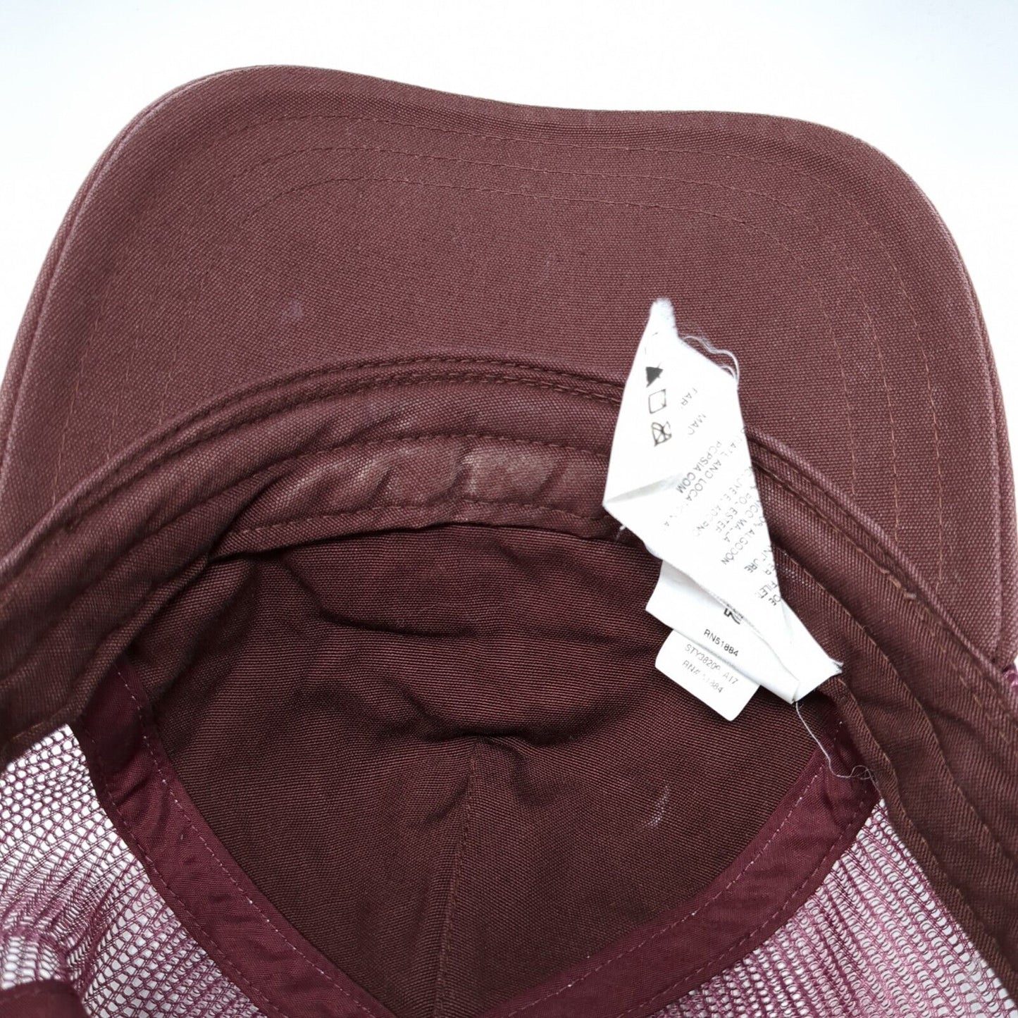 Patagonia California Bear Snapback Trucker Hat Red OS Adjustable Mesh Back