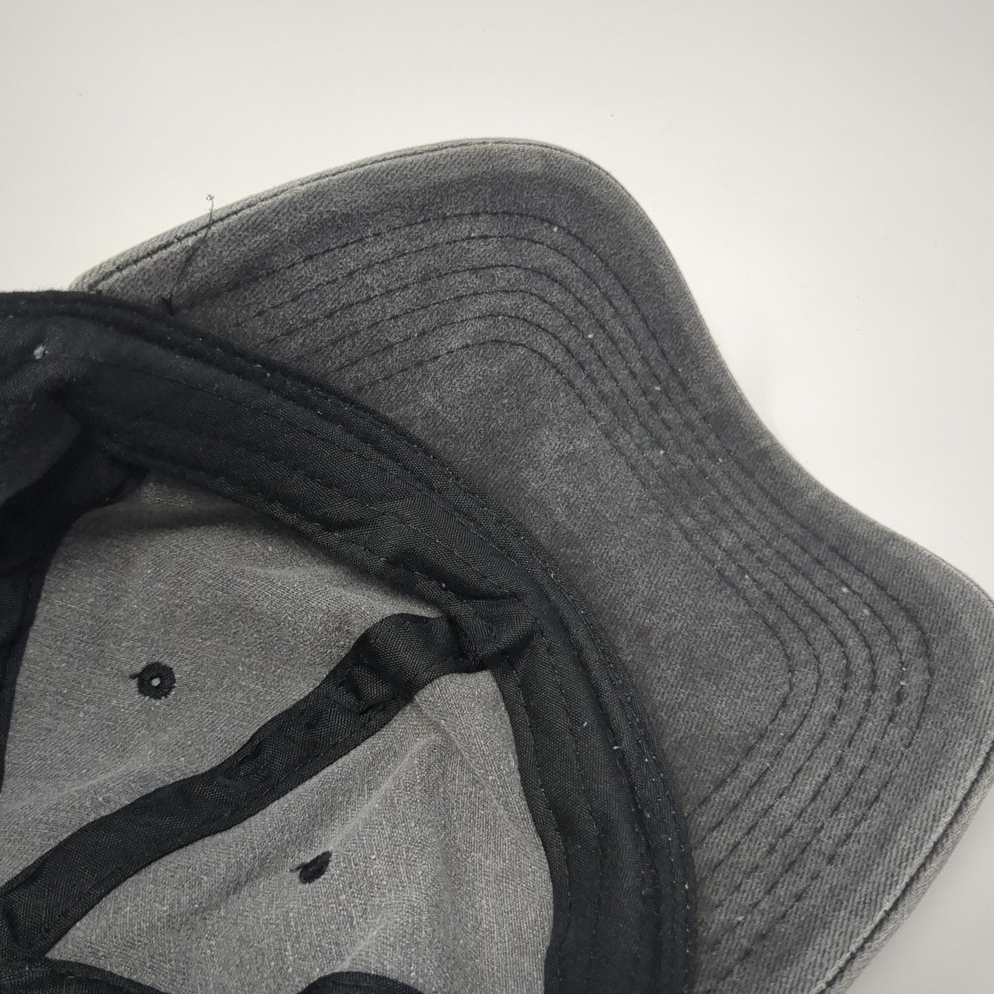 Unbranded Slideback Baseball Cap Gray One Size Adjustable 6 Panel Blank