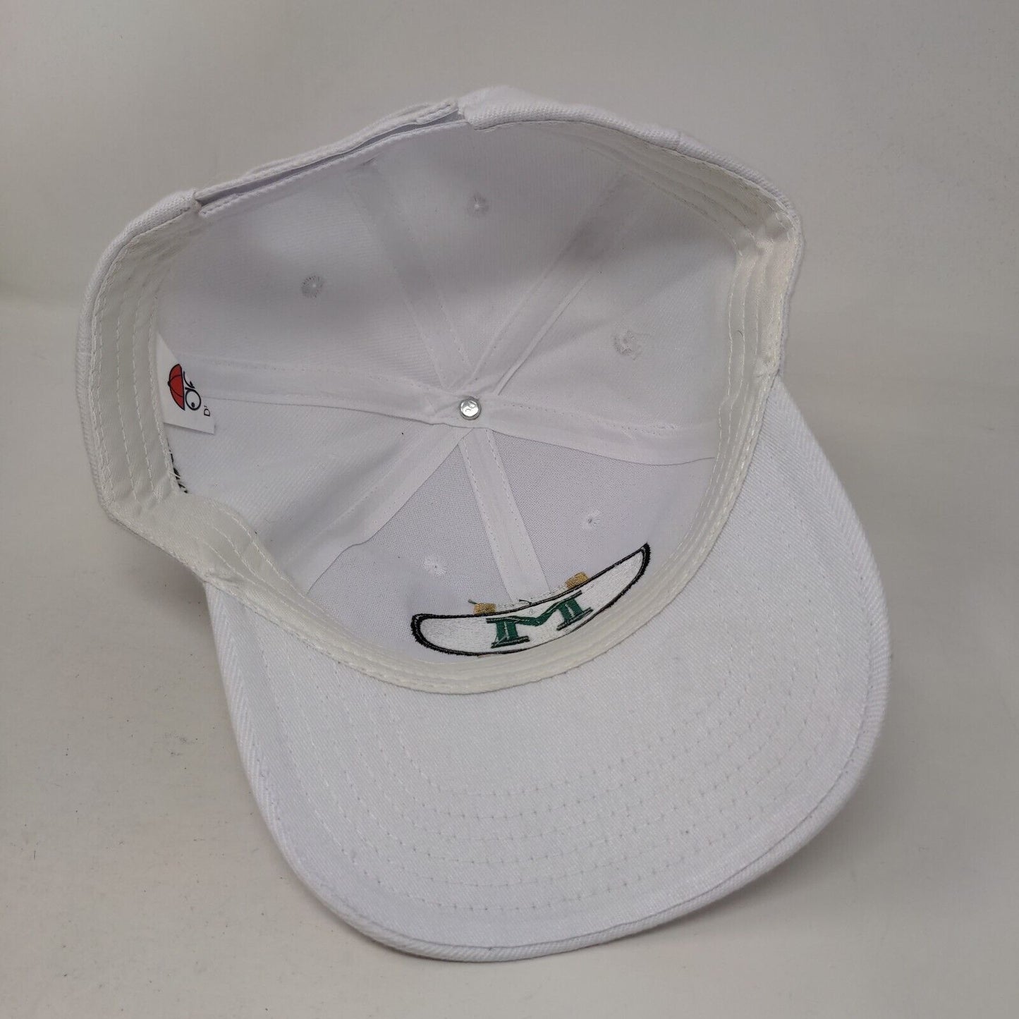 M Logo US Air Force Special Warfare Strapback Hat White OSFM Embroidered