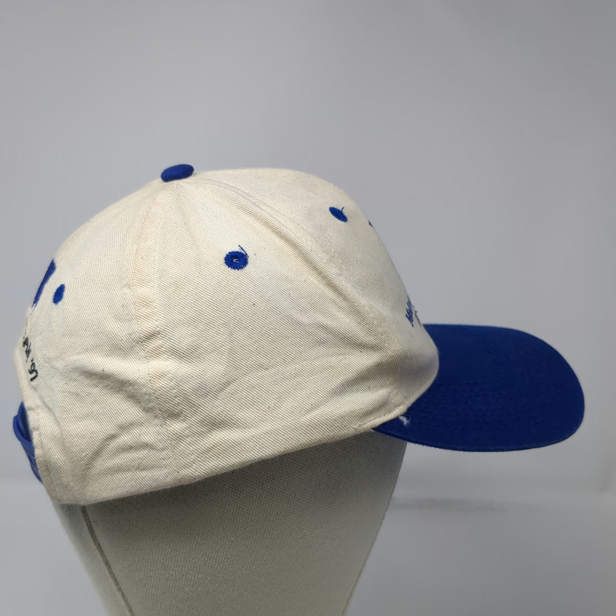 Kati Snapback Hat White Blue One Size Molten Metal Technology Start Up 1997