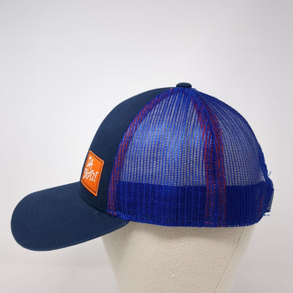 Da Shootz! Snapback Mesh Back Trucker Hat Blue One Size Adjustable