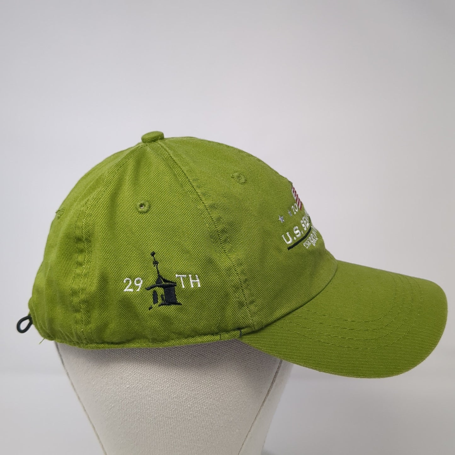 2008 US Senior Open The Broadmoor Strapback Hat Green One Size Ahead
