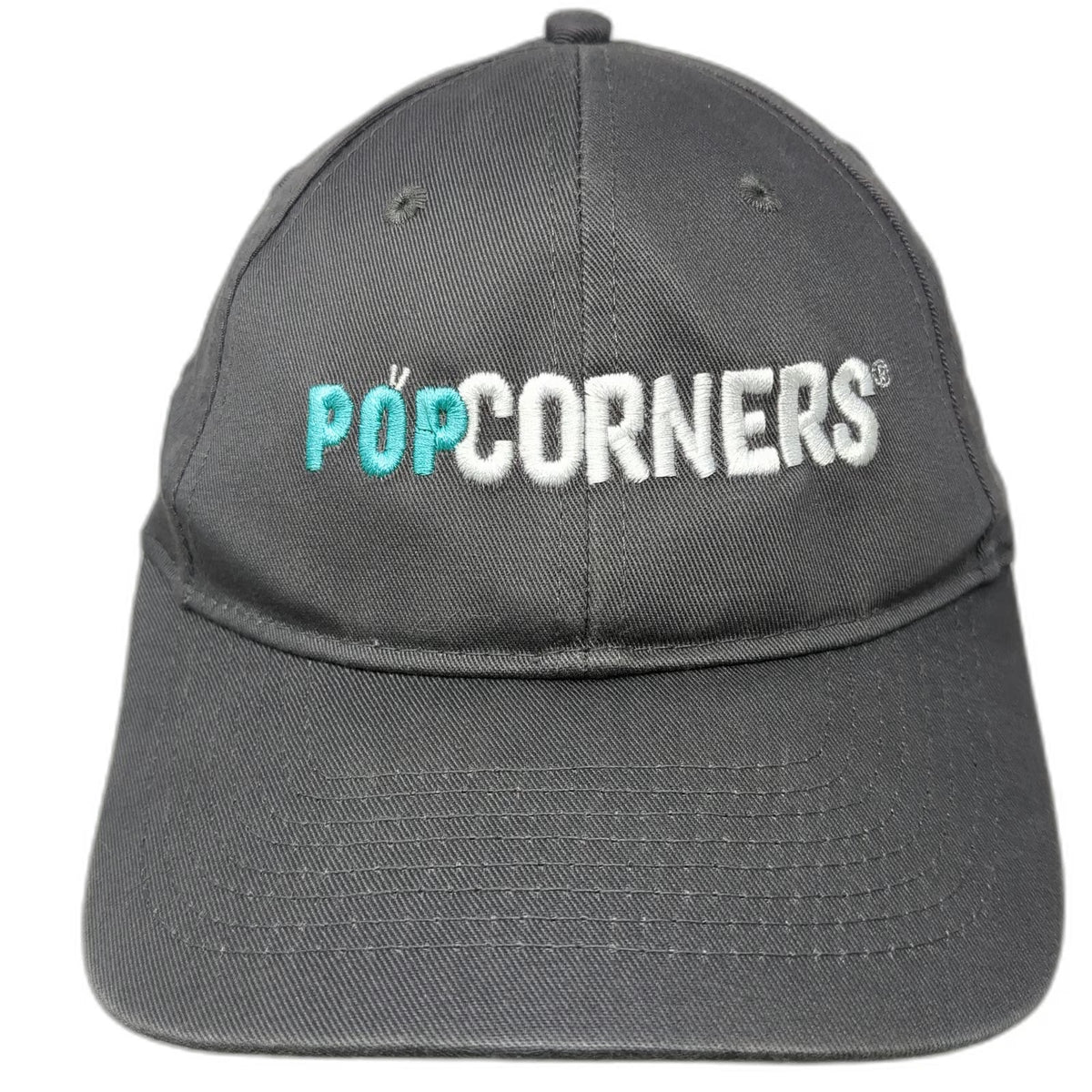 Port & Company Baseball Cap Gray One Size PopCorners Frito-Lay Logo Cotton Hat