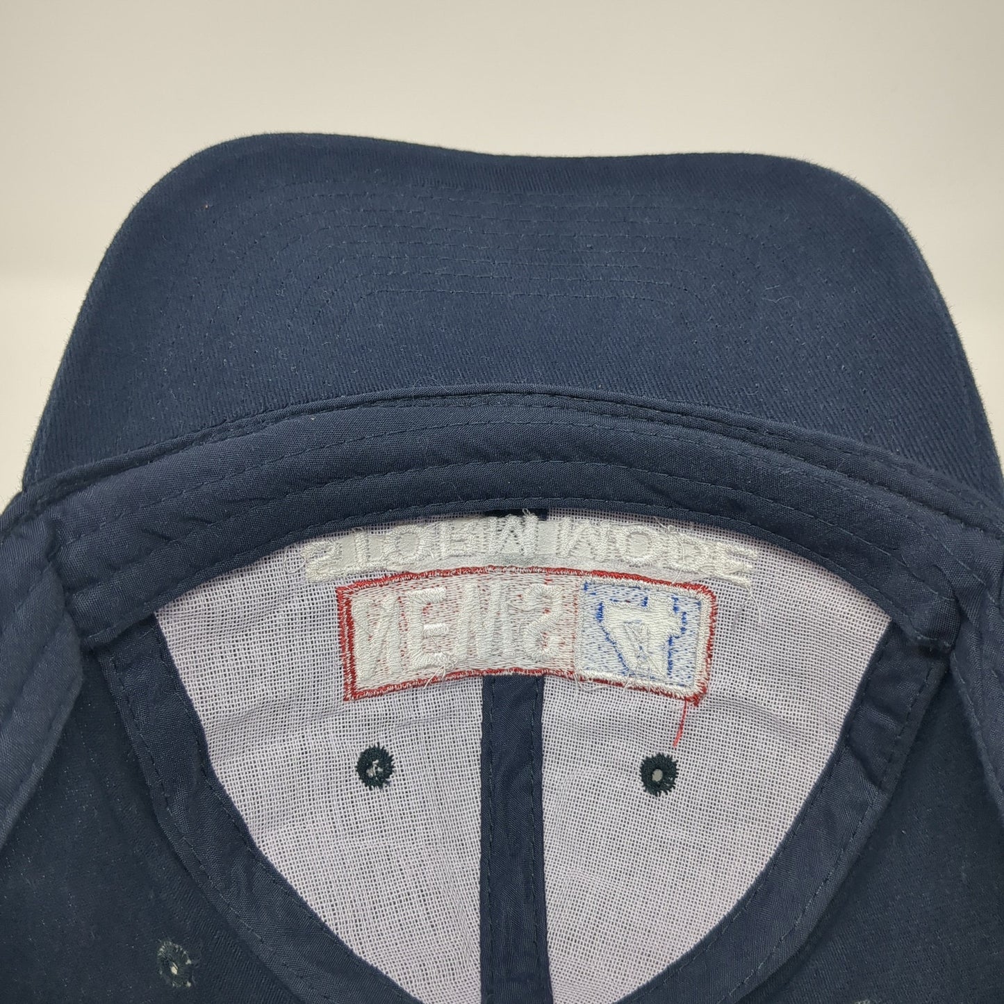 News 4 Storm Mode Strapback Hat Blue One Size Embroidered Hit Wear