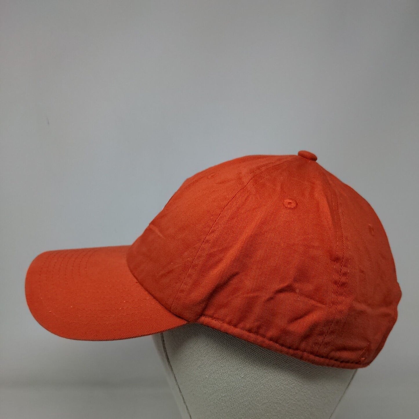 The Dunes Est. 1948 Slideback Hat Orange One Size Classic Cut Patch Logo Ahead