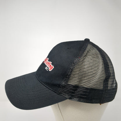 GSL Soda Blasting Inc. Snapback Trucker Hat Black One Size Mesh Back