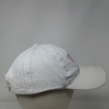 Bride Strapback Hat White One Size Adjustable Embroidered Logo 6 Panel
