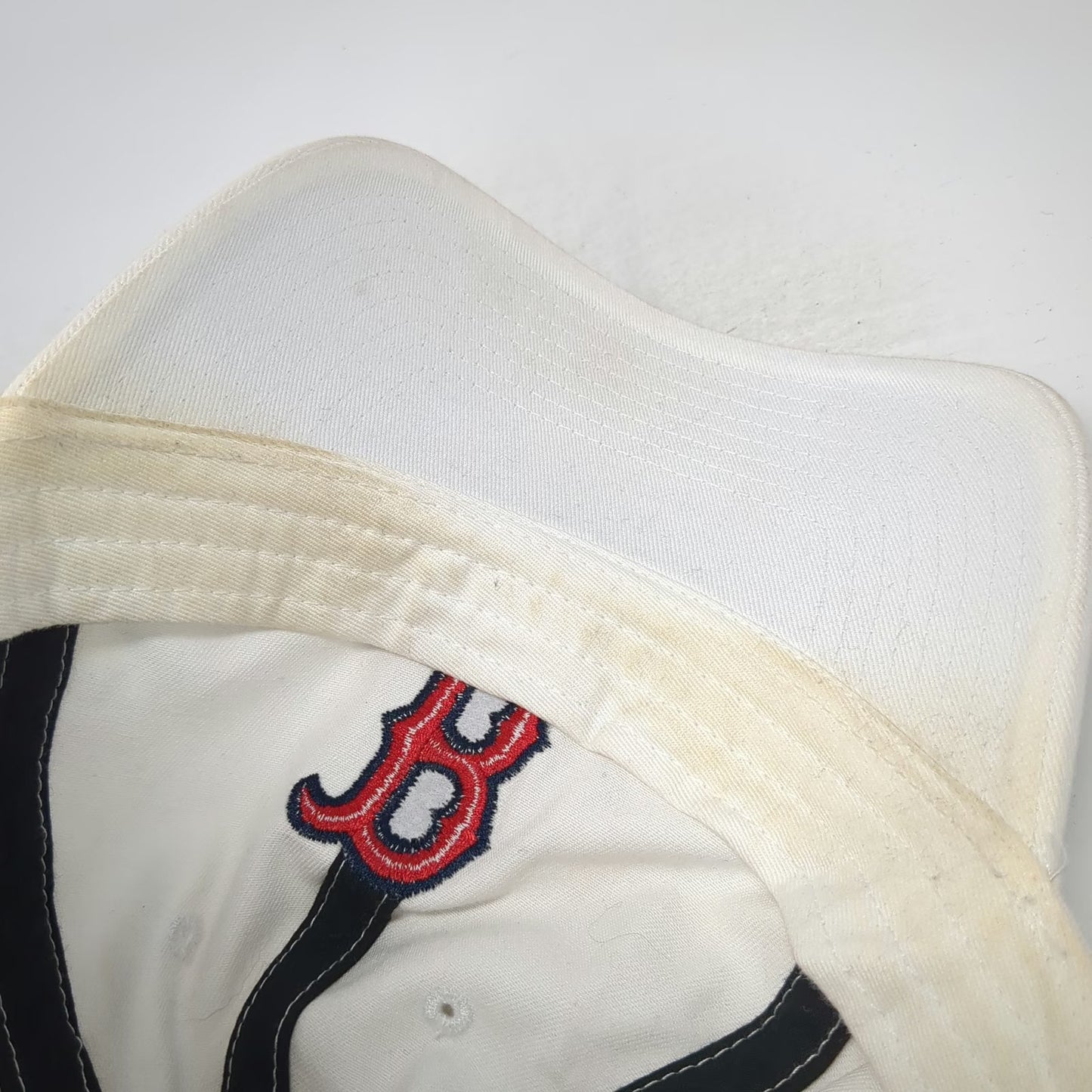 Boston Red Sox MLB '47 Baseball Cap White Red Blue One Size Slideback Logo Hat