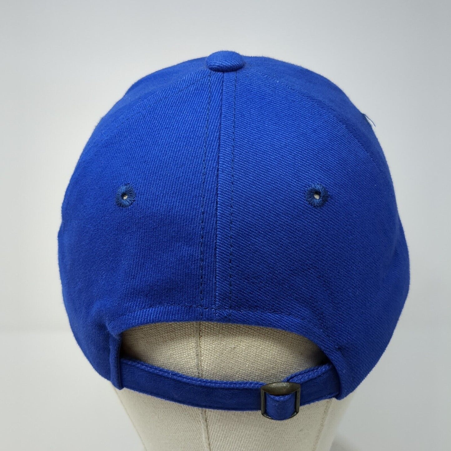 N Slideback Hat Blue One Size Adjustable Embroidered 6 Panel Sportsman