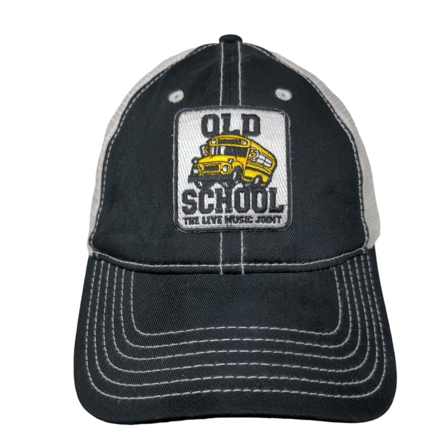 Old School The Live Music Joint Snapback Trucker Hat Black OSFM Otto