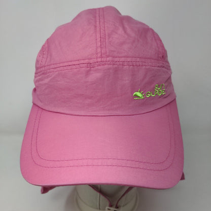 Sunglade UV Flap Cap Pink Large Face Cover Chin Strap Fishing UPF50+
