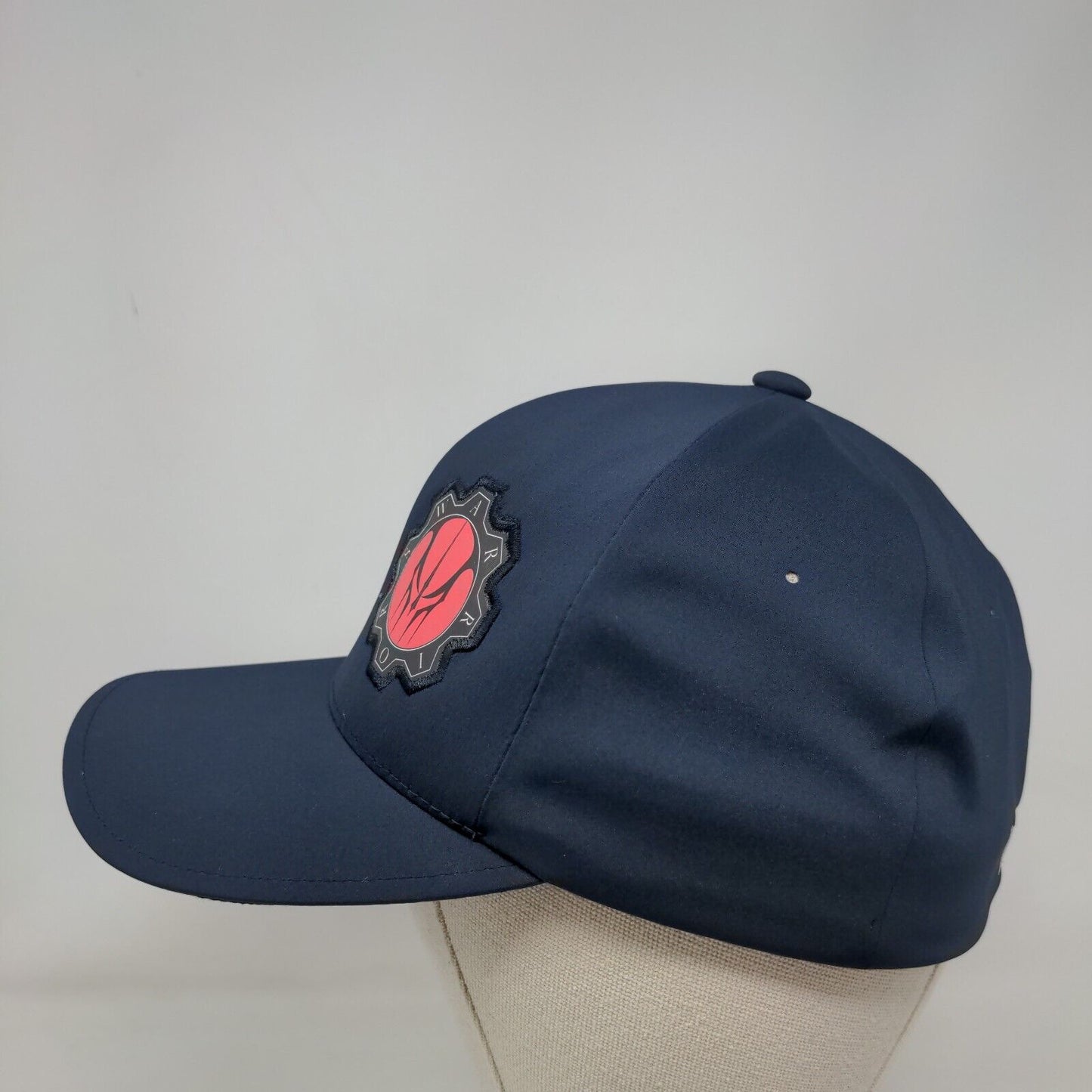 Warriors Fitted Hat Blue S/M Lightweight Embroidered 6 Panel Flexi Fit Delta