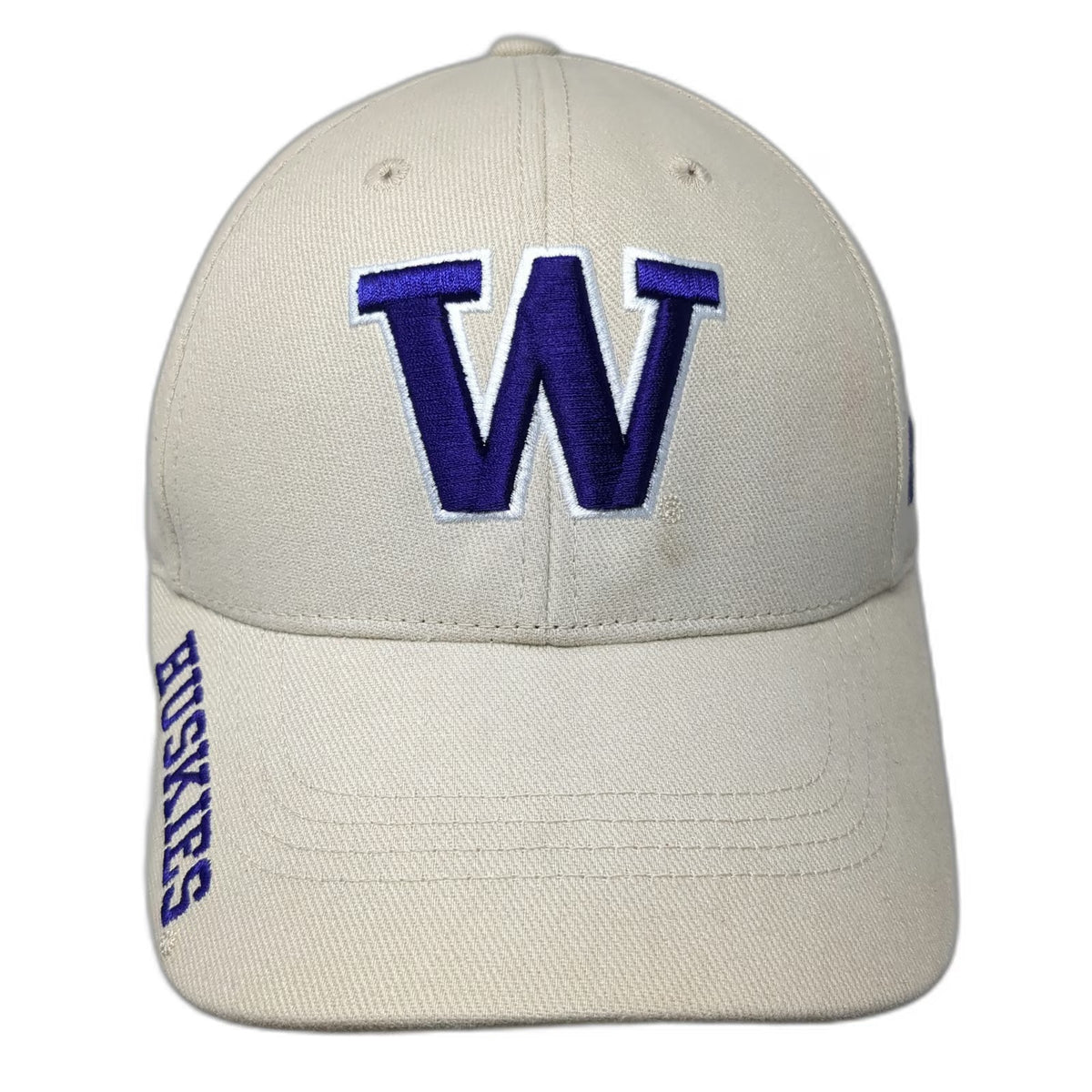 Washington Huskies NCAA Russell Beige One Size Embroidered Logo Strapback Hat