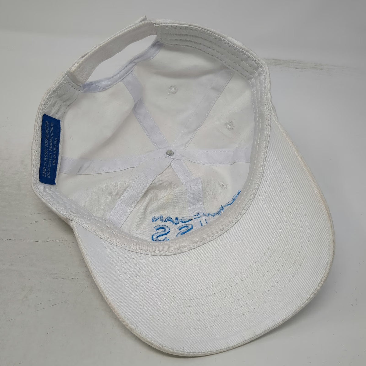 DMR Classic Headwear Baseball Cap White One Size Strapback Norwegian Bliss Hat