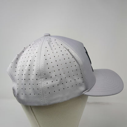 Waggle Trucker Hat Gray One Size Duck Embroidery Perforated Golf Snapback Hat
