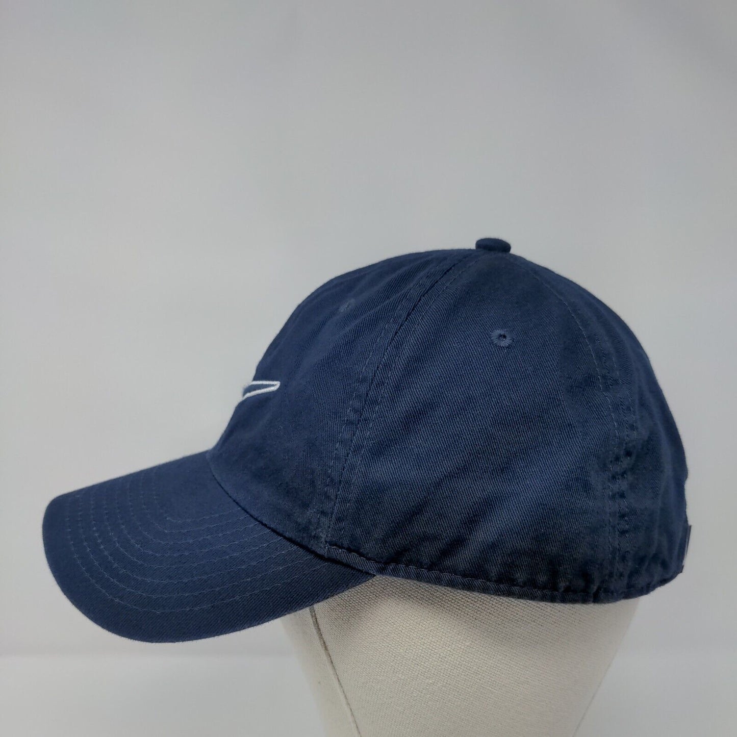 Nike Slideback Hat Blue OSFM Adjustable Embroidered Swoosh Logo Heritage86