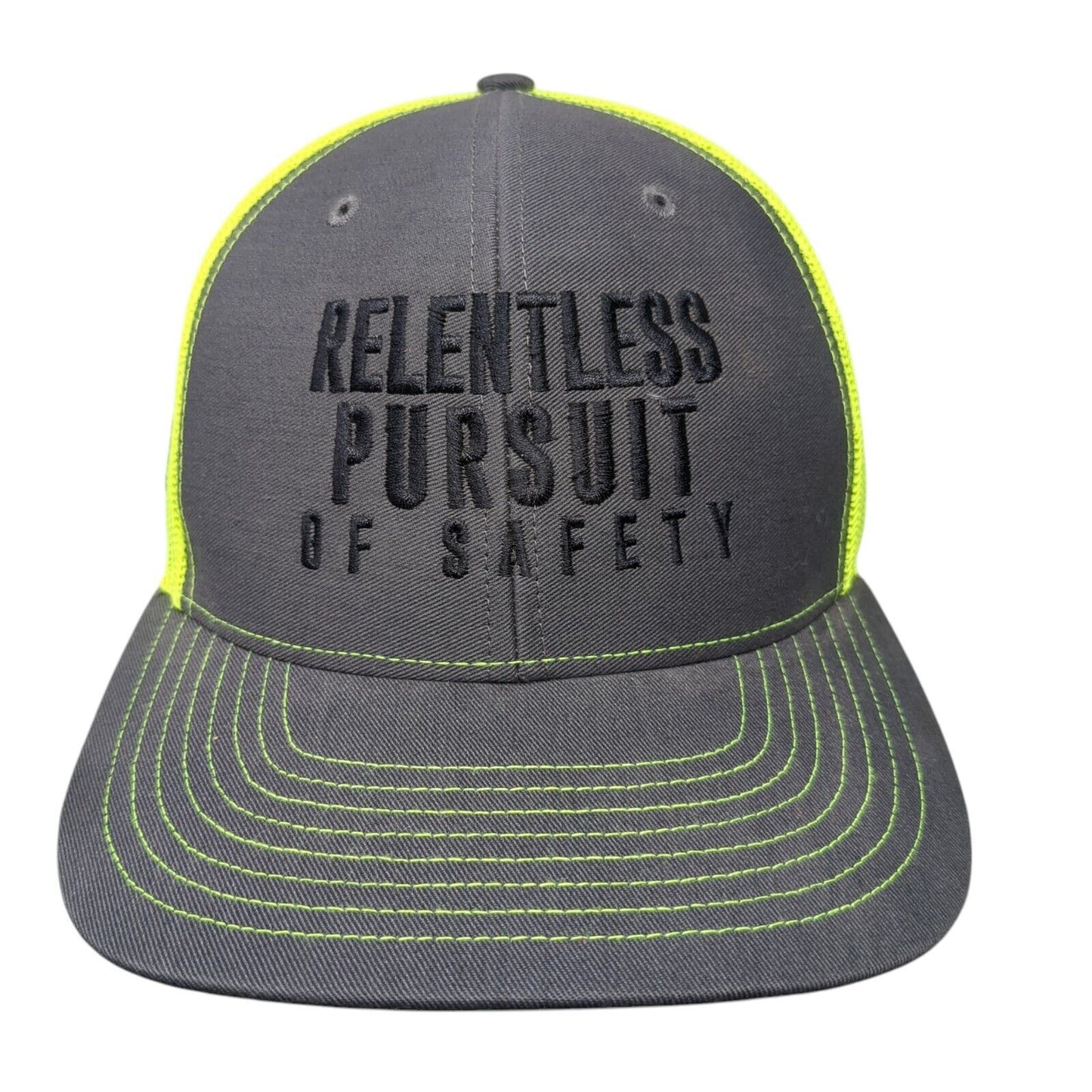 Relentless Pursuit Of Safety Trucker Hat Multi One Size Mesh Back