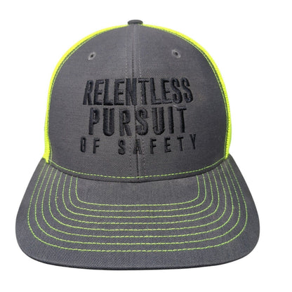 Relentless Pursuit Of Safety Trucker Hat Multi One Size Mesh Back