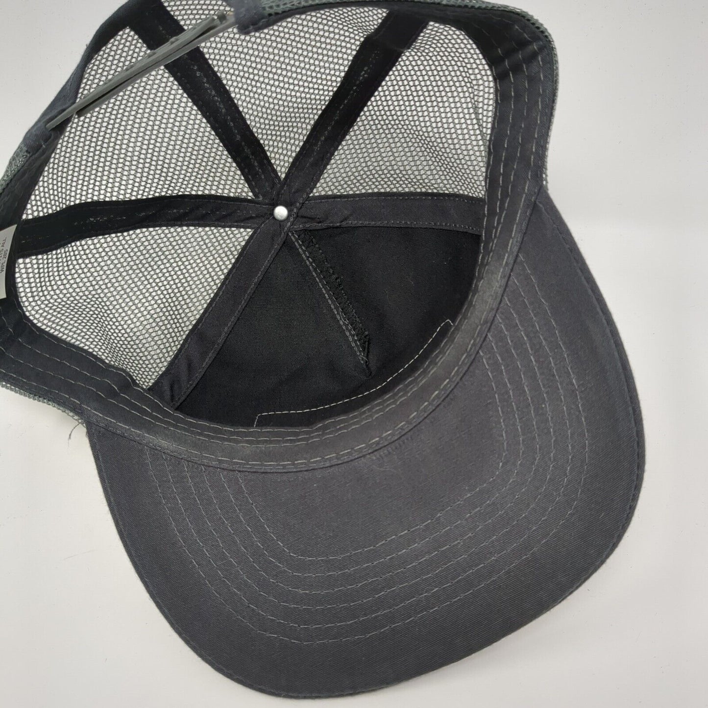 Brew Dr Patch Snapback Mesh Back Trucker Hat Gray One Size Adjustable