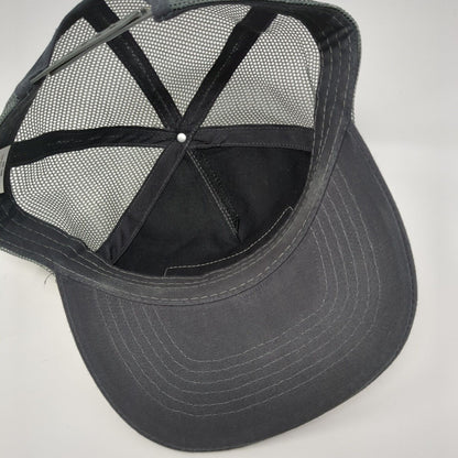 Brew Dr Patch Snapback Mesh Back Trucker Hat Gray One Size Adjustable
